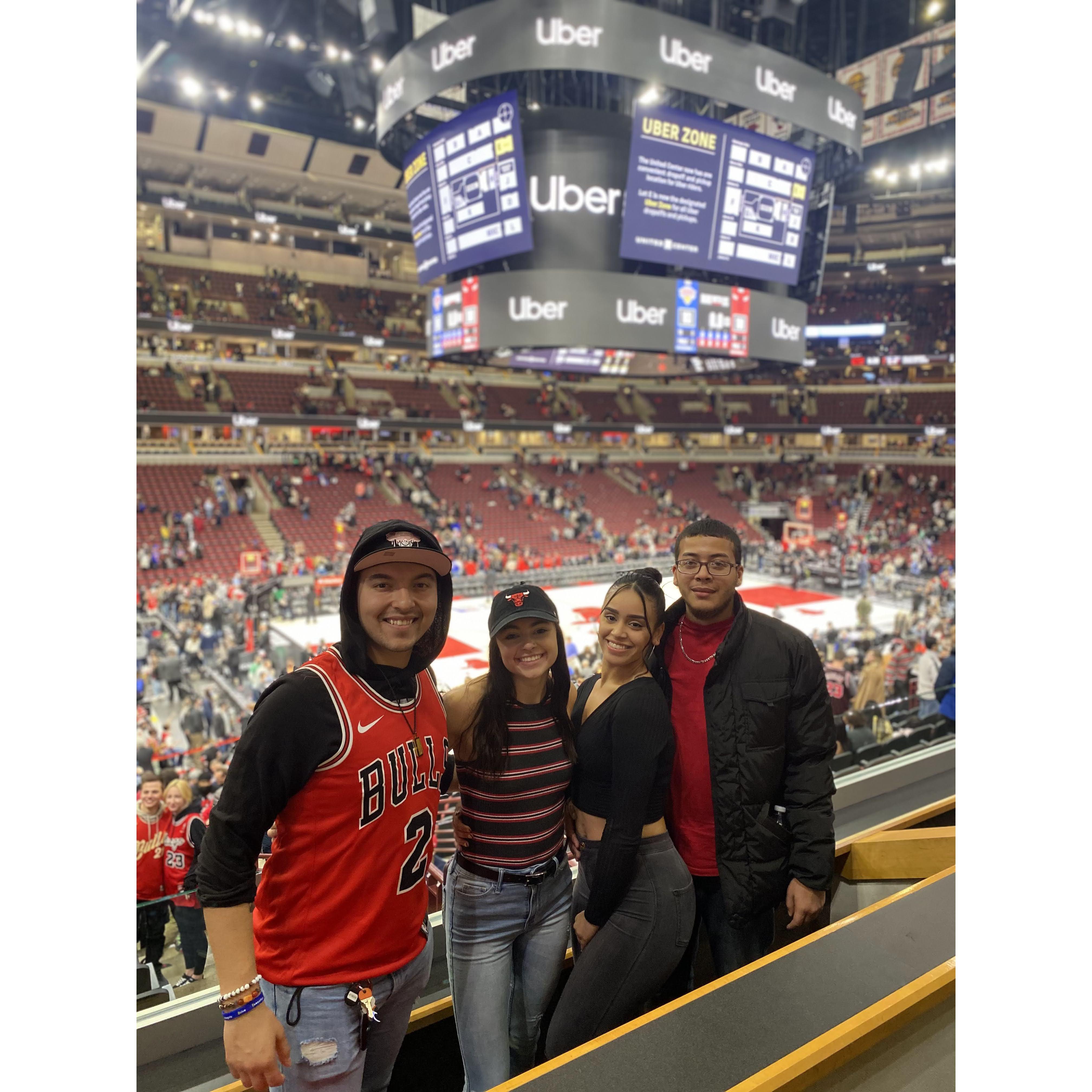 Box Seats at a Bulls Game! 11.21.2021