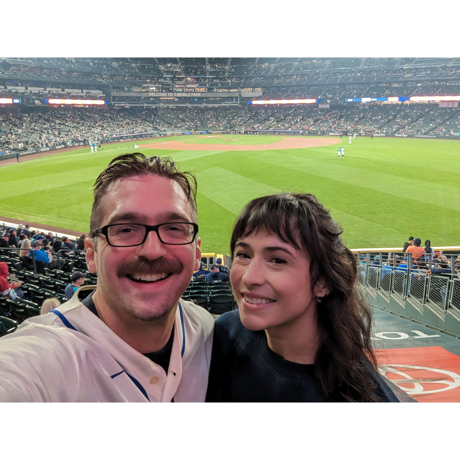 Stoked to cheer on the Ms!