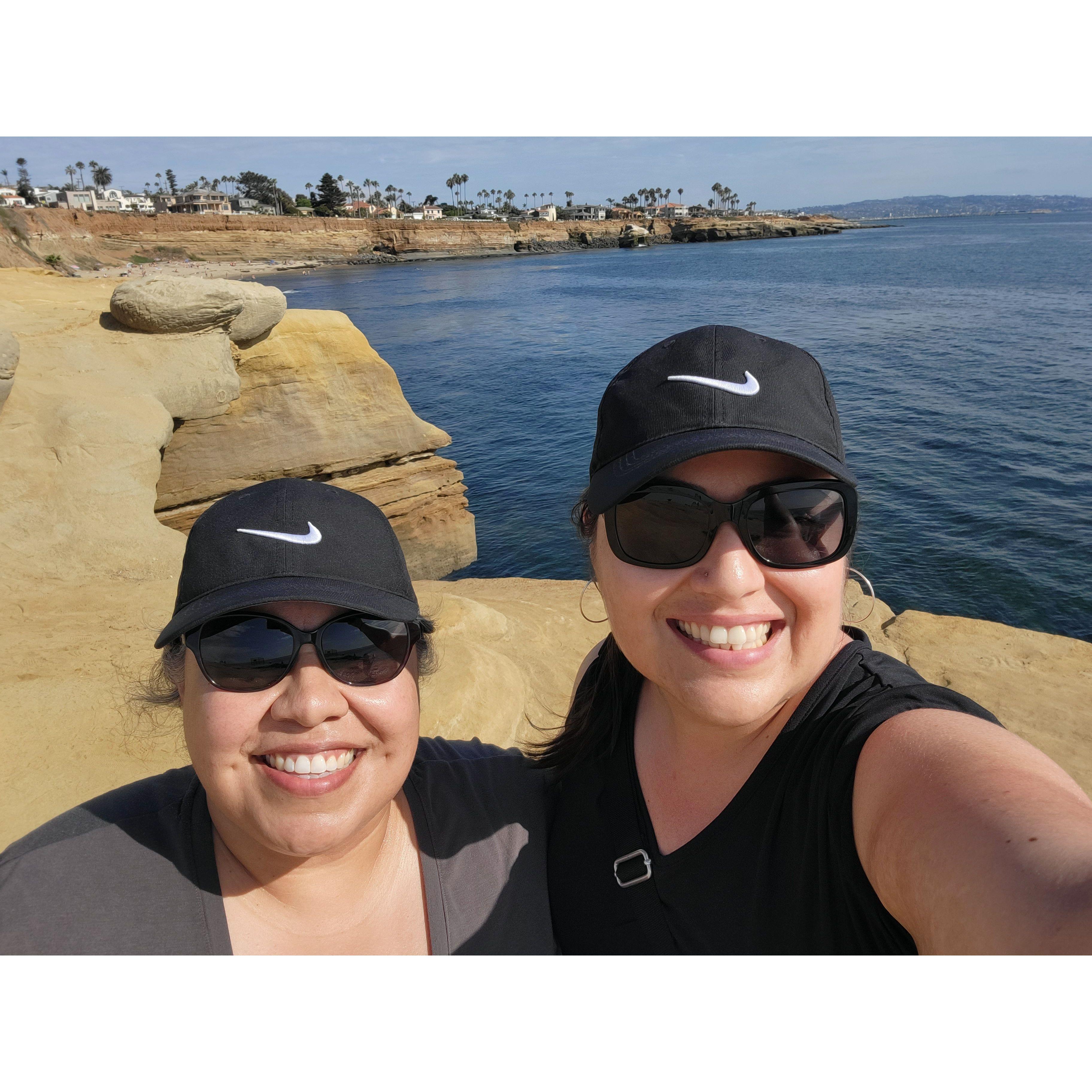 Strolling through Sunet Cliffs in San Diego