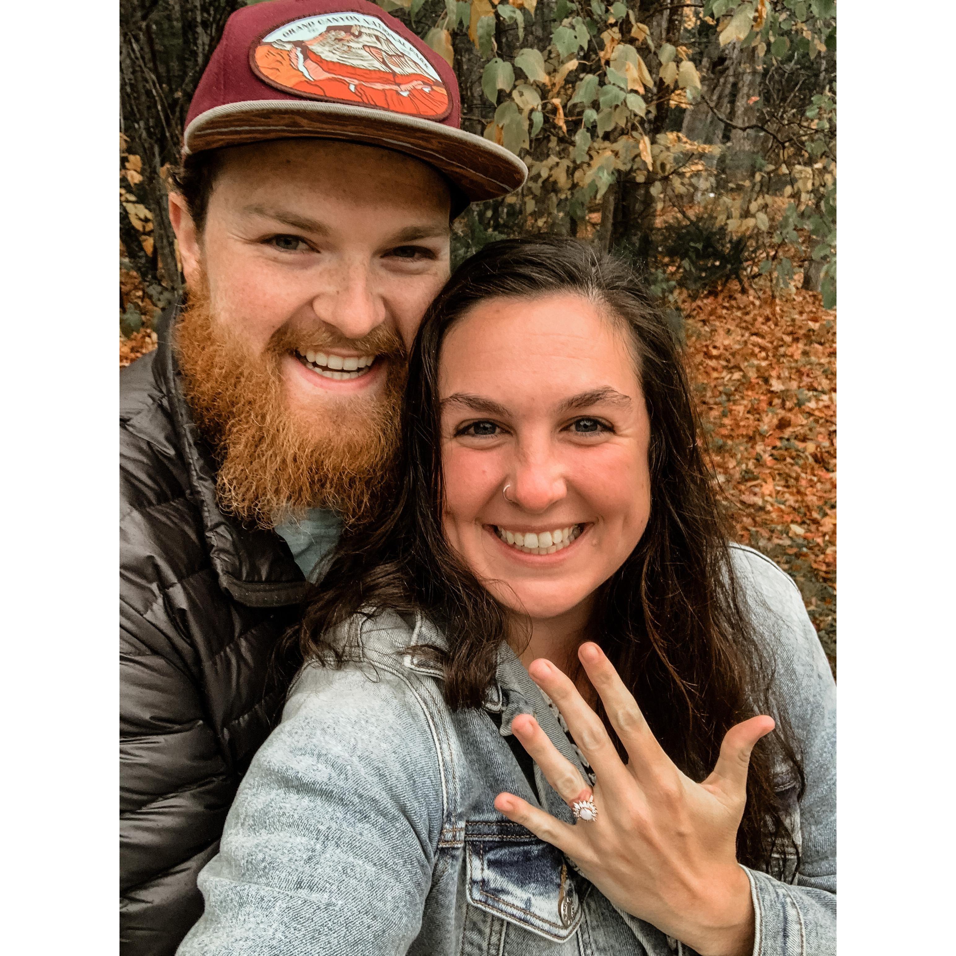 We stopped at a rest stop to take this picture in like New Hampshire? (2020)