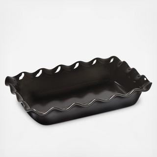 HR Collection Ruffled Rectangular Baker