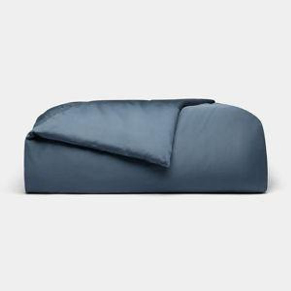 Cozy Earth Bamboo Duvet Cover - King, Pacific Blue