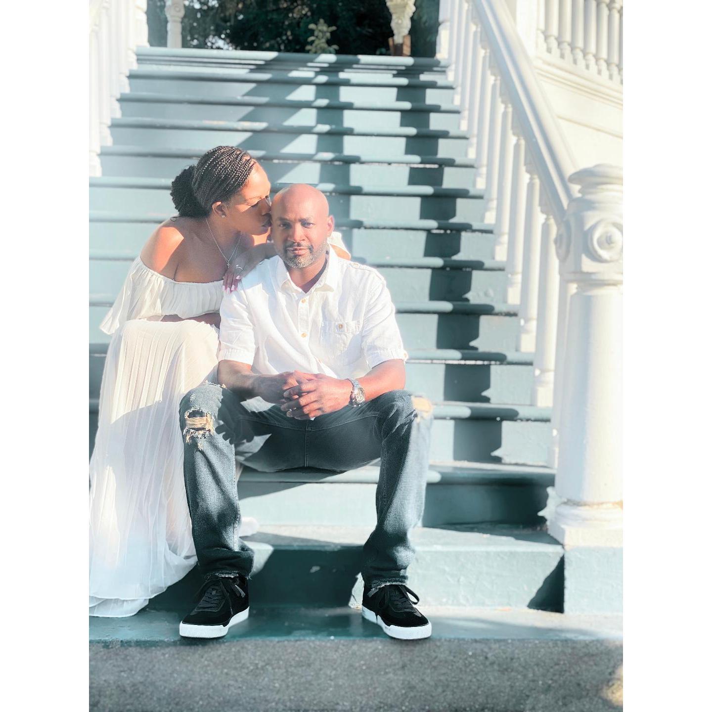 Impromptu Engagement Shoot on Mare Island w/ our iPhones