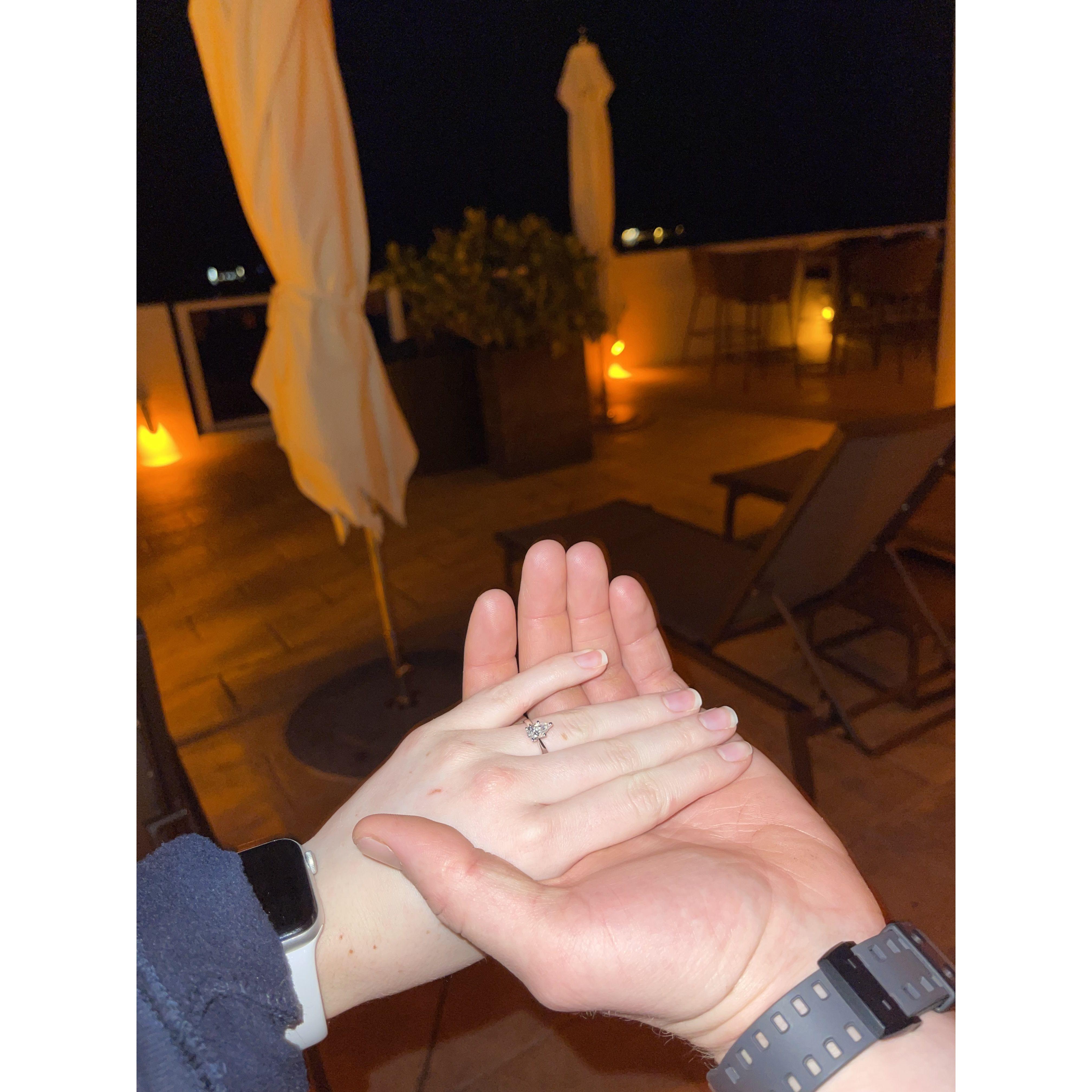 We got engaged in December 2021 in Fort Lauderdale, Florida 
