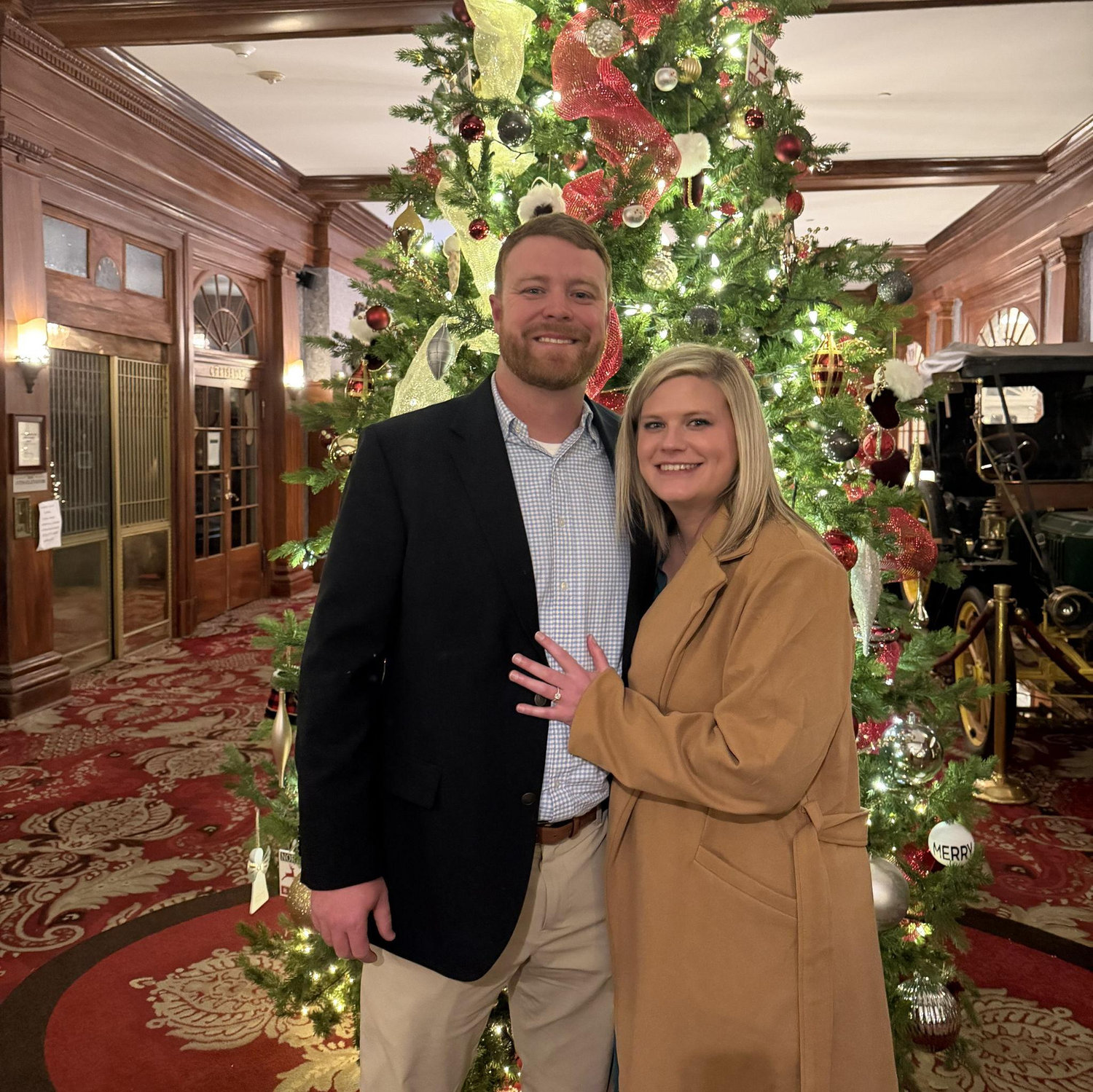 Our first Christmas as an engaged couple!