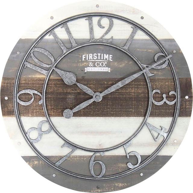FirsTime & Co.® 16-Inch Shabby Farmhouse Wood Wall Clock