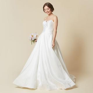 Emily: A-Line Strapless Wedding Dress