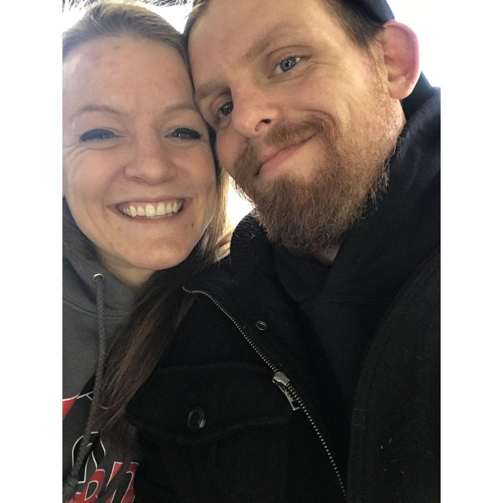 Picking Brian up off the plane in DC