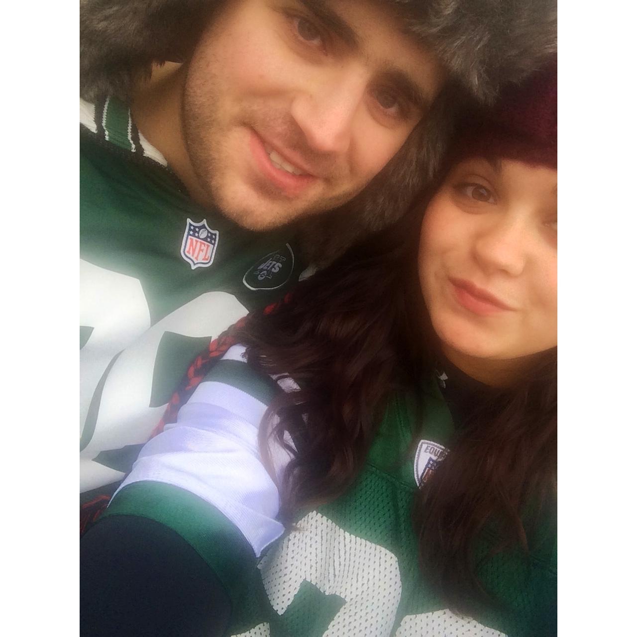 Our first football game together!