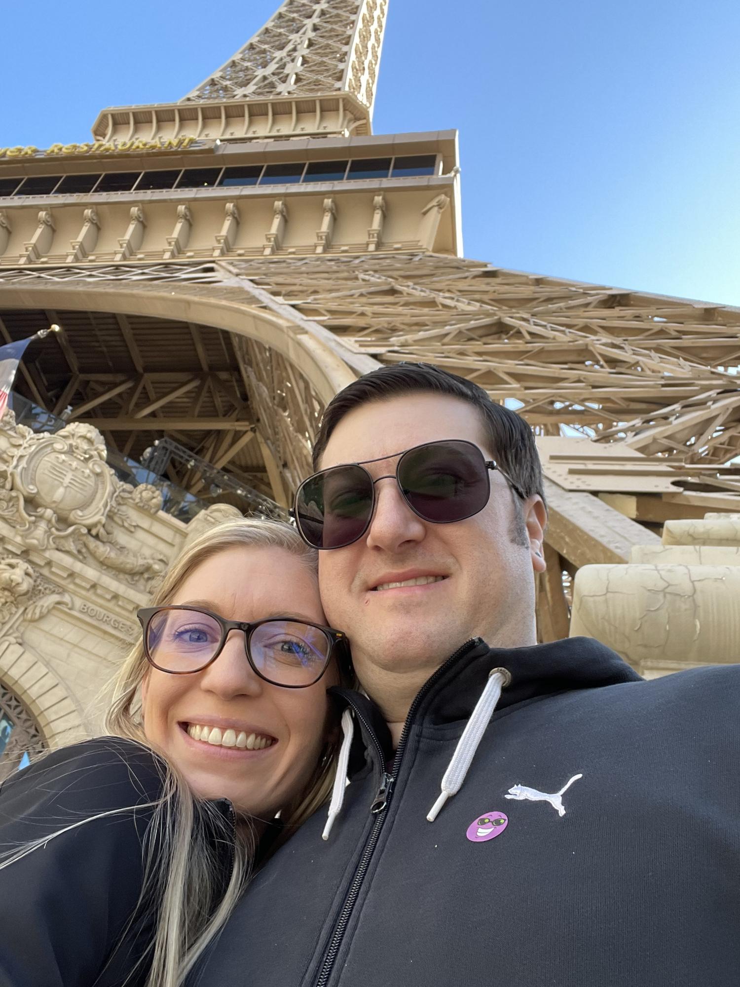 Exploring the strip.