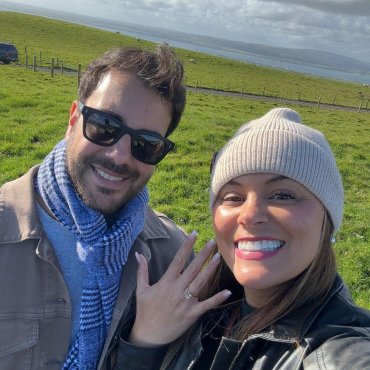 Our engagement at The Cliffs of Moher in Ireland