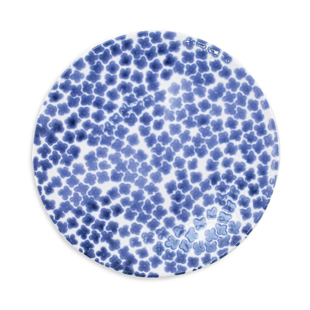 VIETRI Santorini Flower Dinner Plate