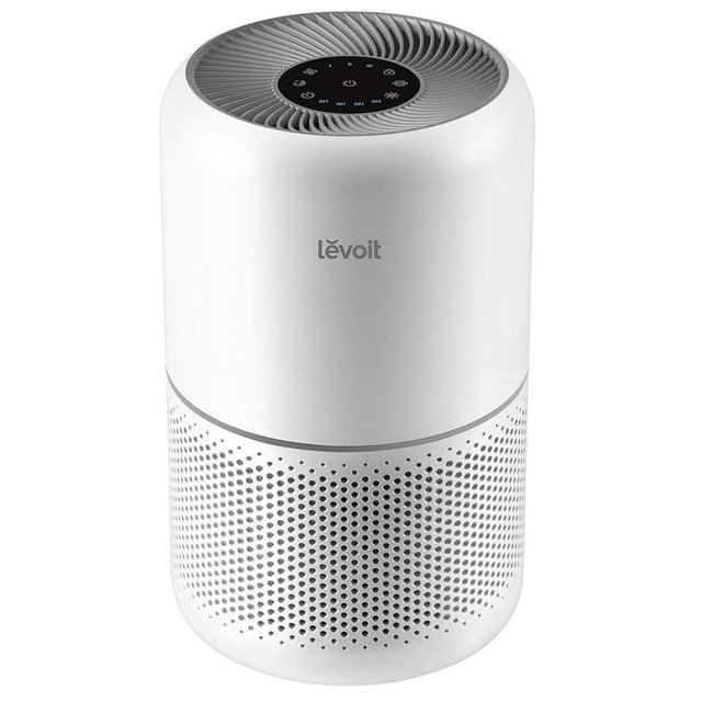 LEVOIT Air Purifier for Home Allergies Pet Hair in Bedroom, Covers Up to 1073 ft² by 56W High Torque Motor, AHAM VERIFIDE, 3-in-1 Filter with HEPA Sleep Mode, Remove Dust Smoke Odor, Core300-P, White