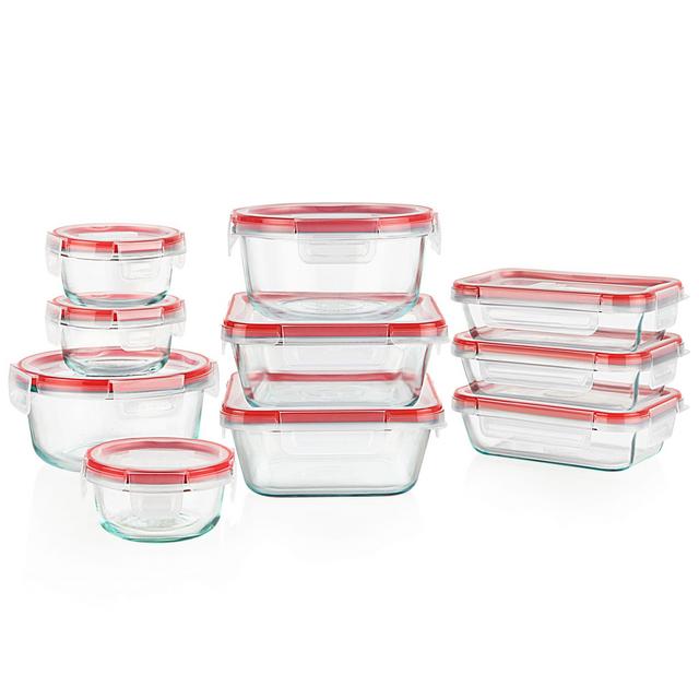 Pyrex®Freshlock™ 20-piece Glass Storage Set