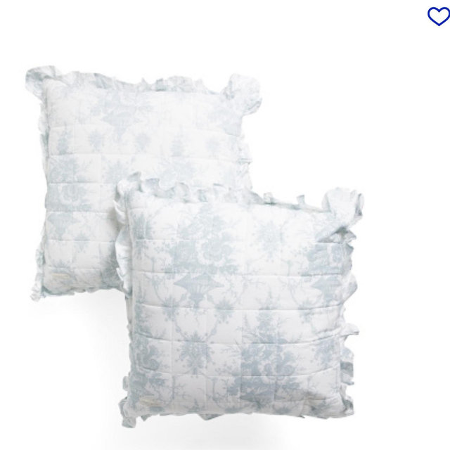 2pk 24x24 Floral Euro Pillow Set | Bed & Bath | Marshalls