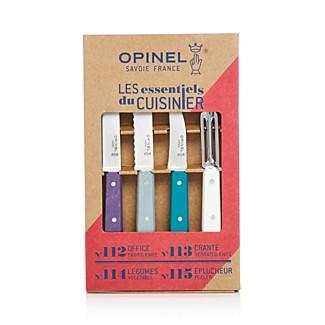 Opinel4-Piece Essentials Knife Set, Art Deco