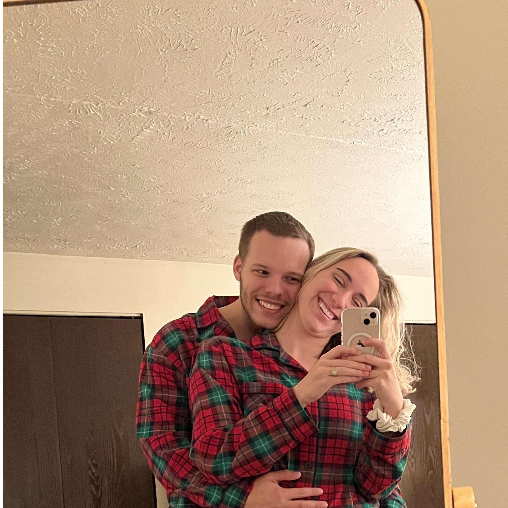 Our first Christmas living in Sharon