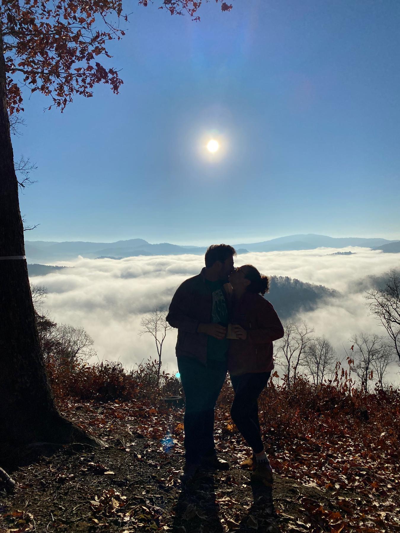 Coffee walk in Highlands NC with our friends Lauren and Joe.
