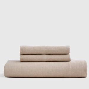 European Linen Fitted Sheet Set