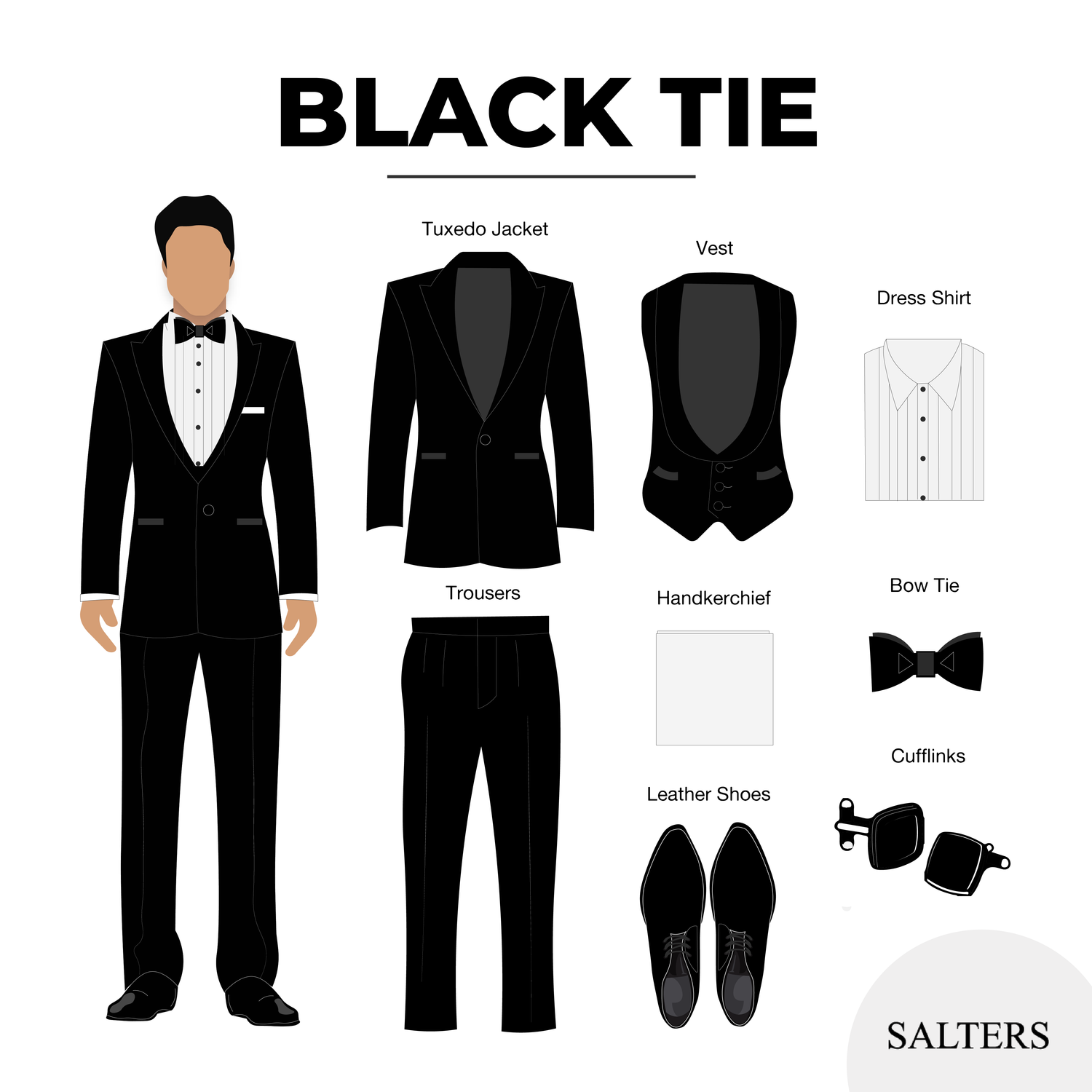 Black Tie Attire Men