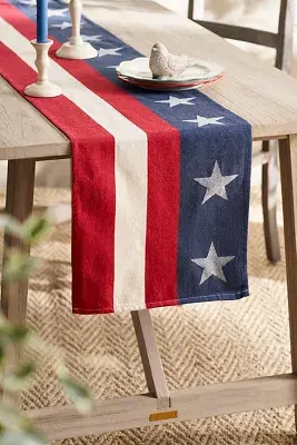 Americana Cotton Runner