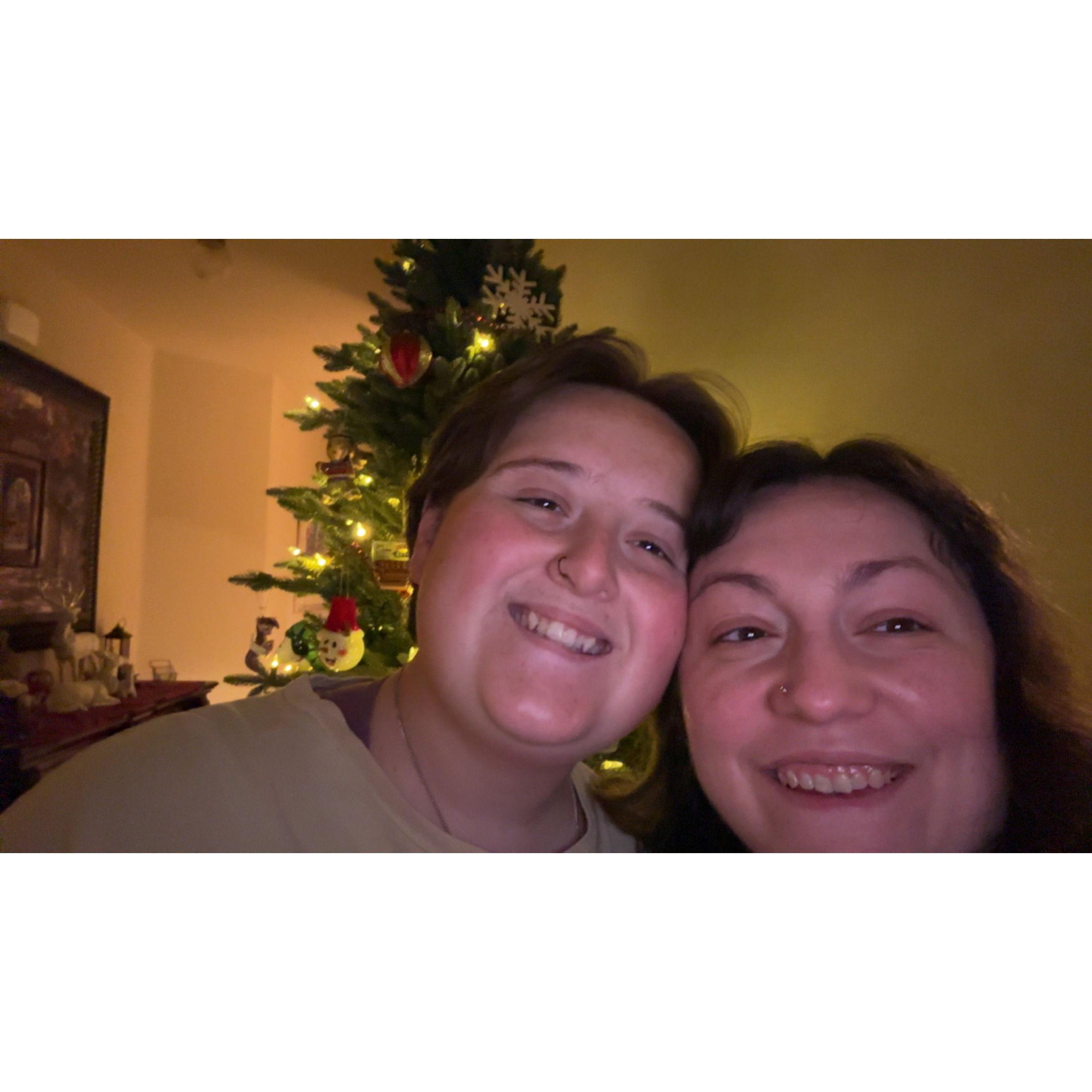 Christmas at my dad's. It's always so much fun to put everything up, decorate the tree, and watch Love Actually all together :) -Carissa