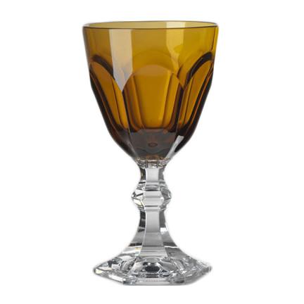 Mario Luca Giusti Dolce Vita Water Goblet Amber