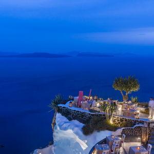 Dinner at Lycabettus - Santorini