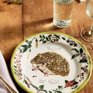 Hedgehog Nathalie Lete Heritage Dinner Plate