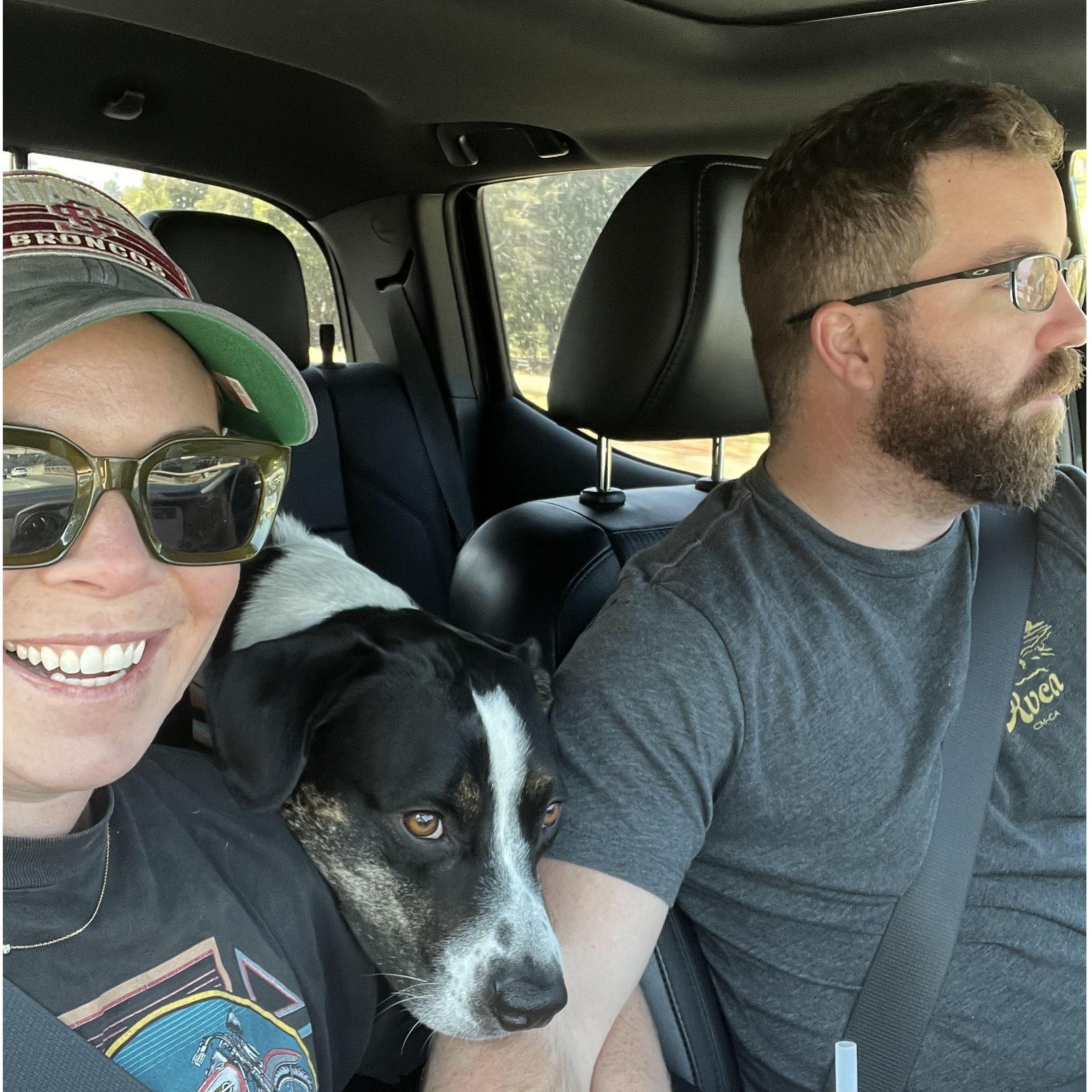 First of many roadtrips down to LA with Gus