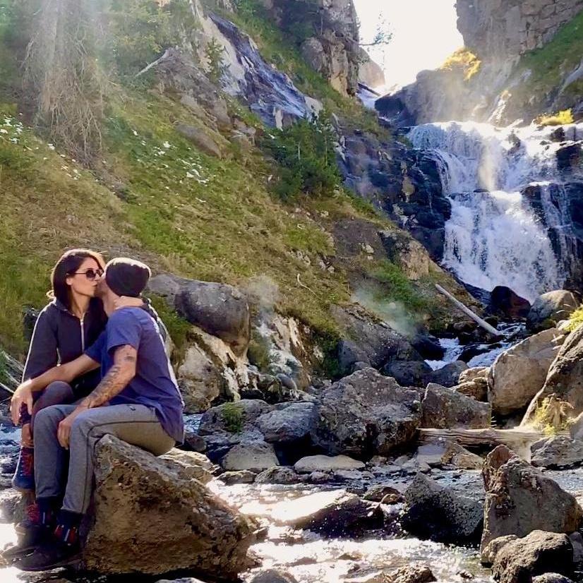Mystic Falls, Yellowstone National Park, Wyoming. September, 2020