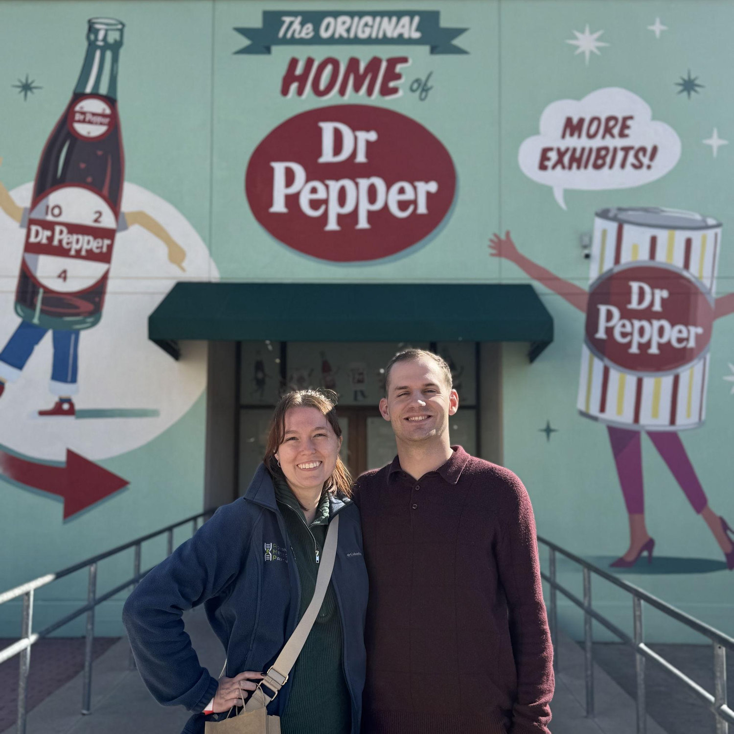 Thanksgiving 2025 in Waco, Texas at the Dr Pepper Factory and counting down the days until he's home