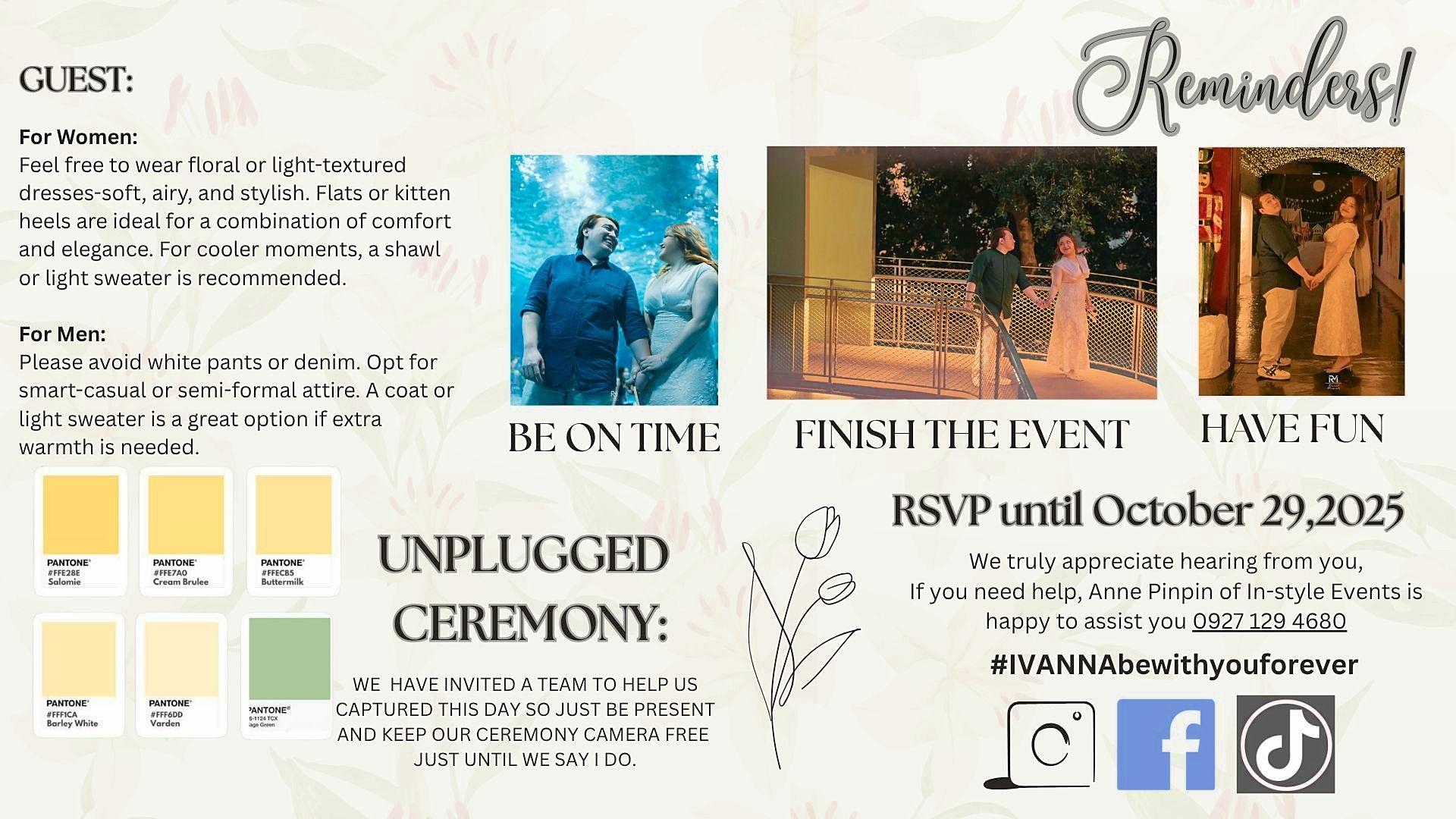 The Wedding Website of Ivan Kester Marcalas and Anna Katrine Cabanit