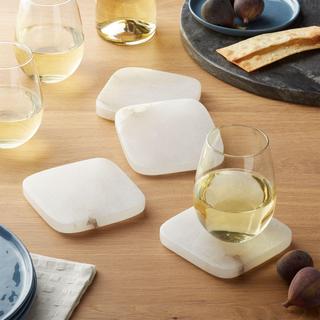 Alabaster Coasters, Set of 4