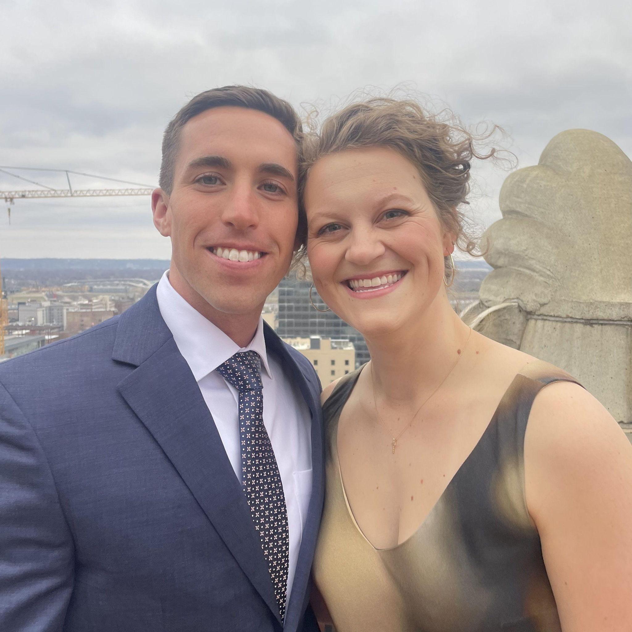 2024 law prom - Sam's first in person appearance!