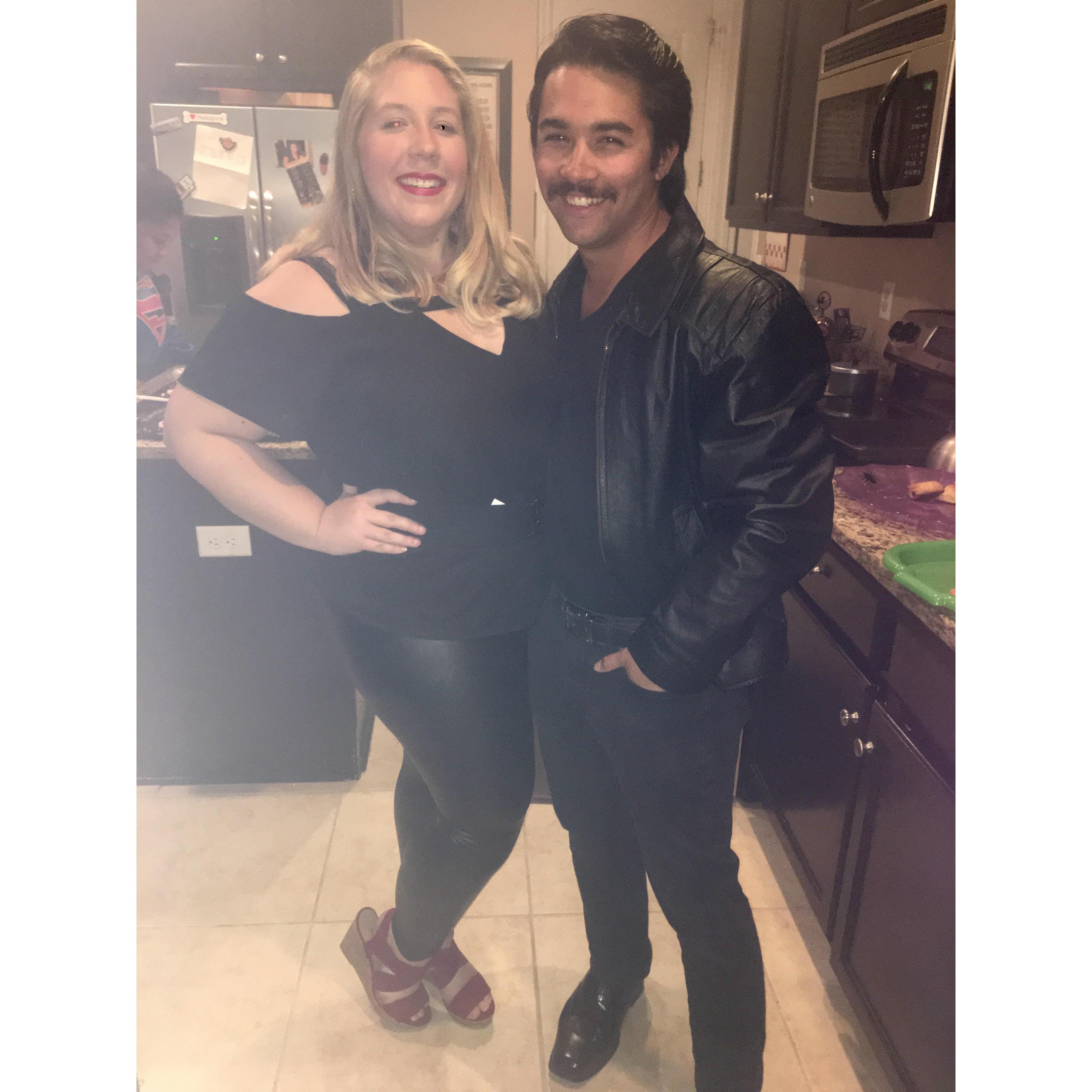 Halloween as Sandy & Danny! - October 2017