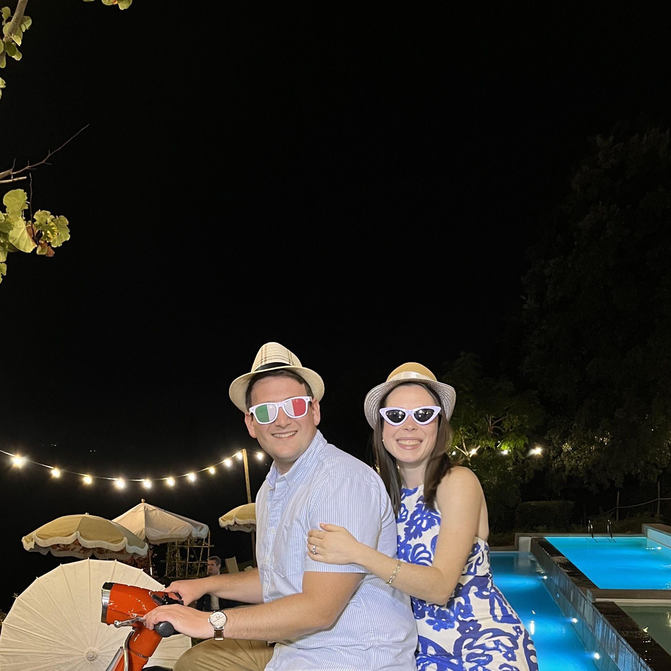 The ultimate pool party with the fam cellying Kathryn & Wilson 🛵🛵🛵