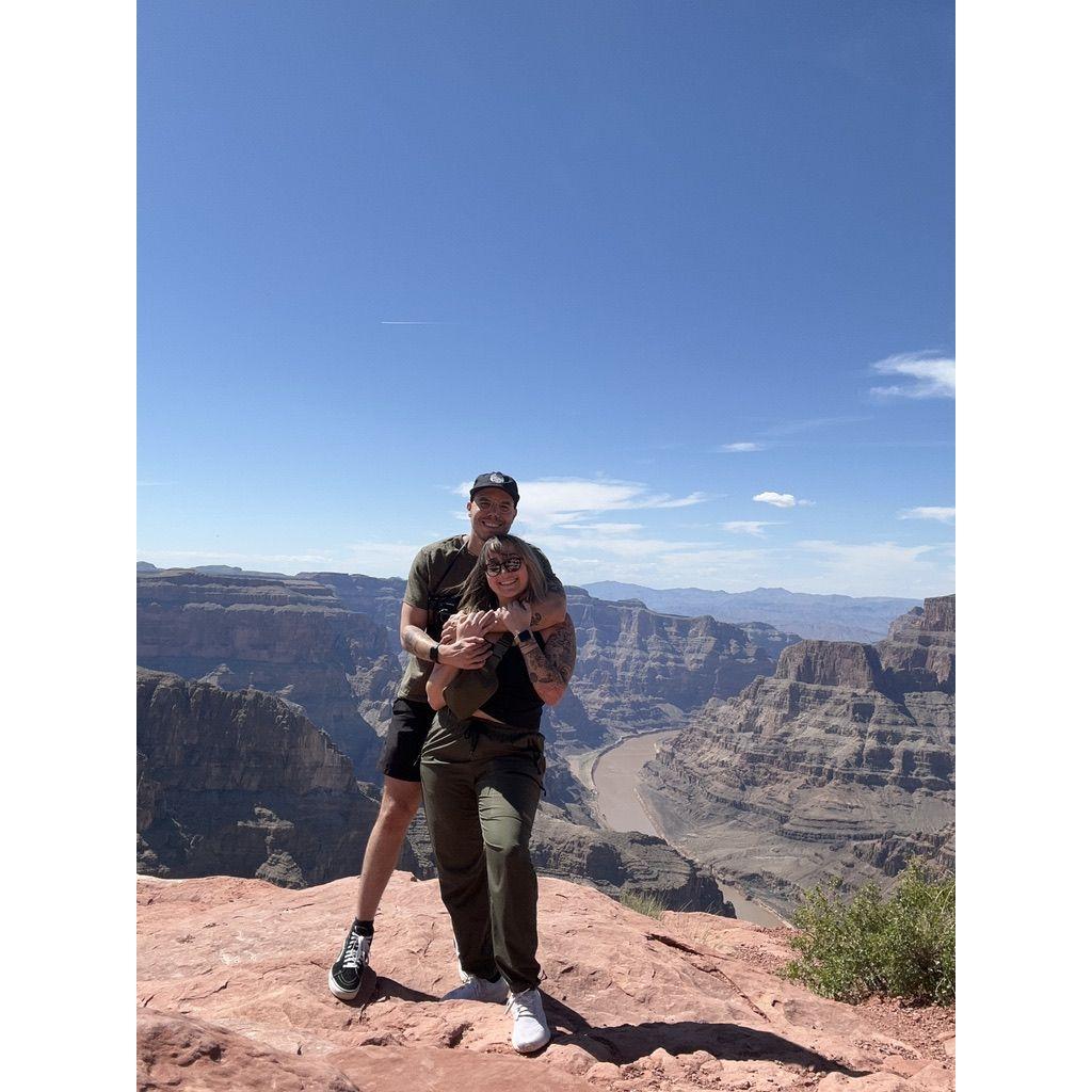 First time experiencing the natural beauty of the Grand Canyon in April 2024!