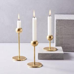 Modern Brass Candleholders - SMALL