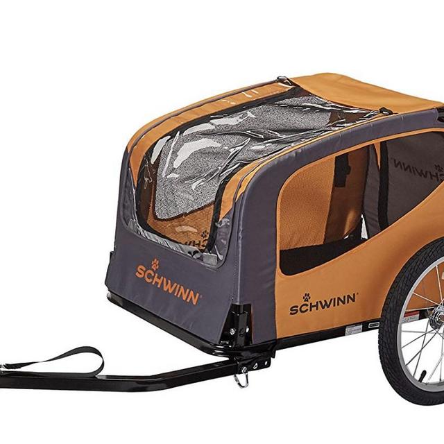 Dog bike trailer!