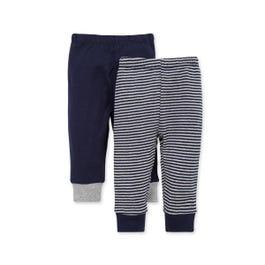 Organic Baby Basics Footless Pants 2 Pack, 3-6 months