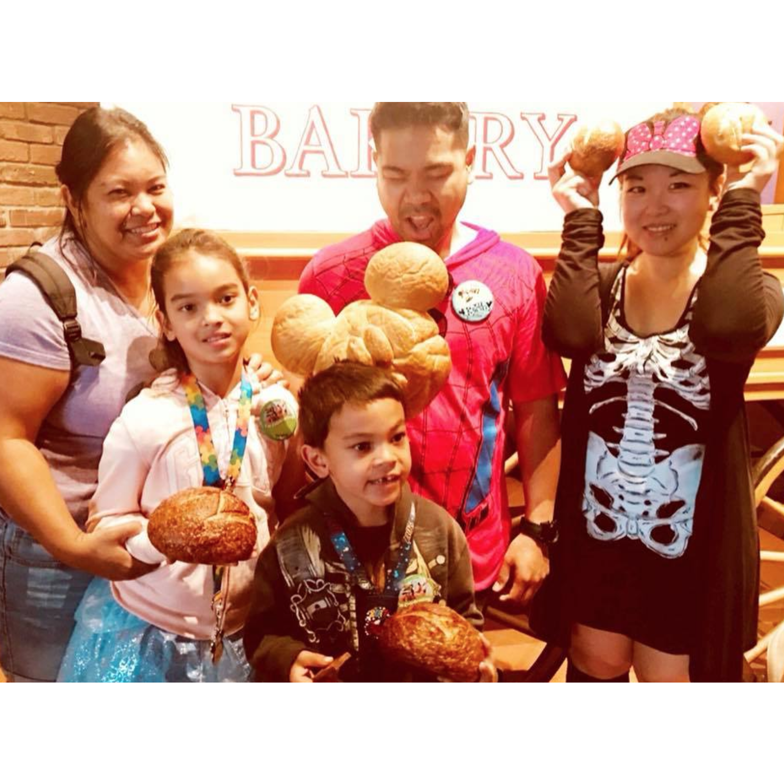 Halloween/Keith's bday at Disneyland with his sister, niece, and nephew (Michelle & Ryan were so little!)