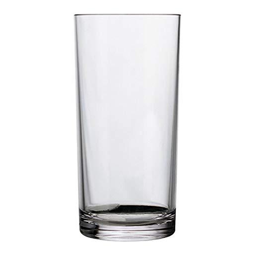 Classic 24-ounce Premium Quality Plastic Tumbler | set of 6 Clear