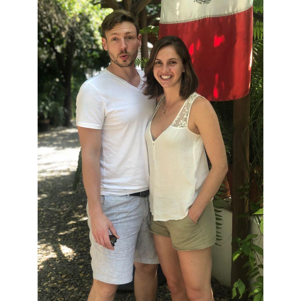 Post-brunch cheesin' in Mexico.