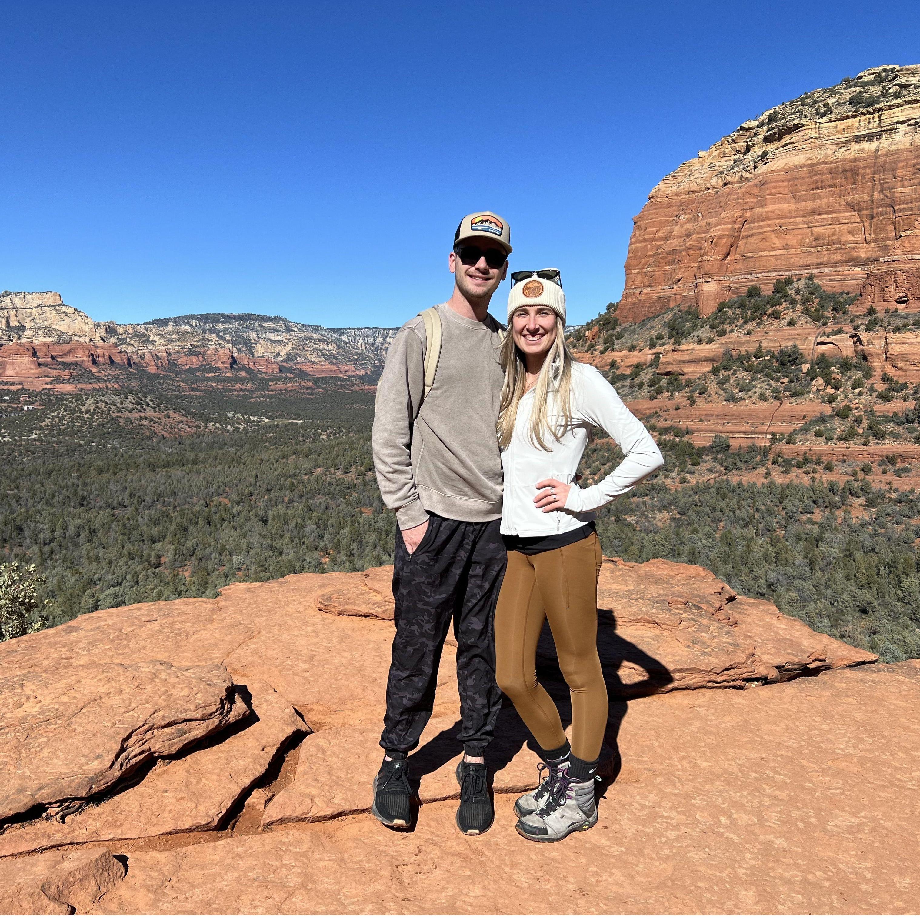 We learned we love to hike together is Sedona AZ