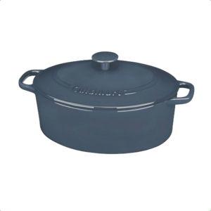 Chef’s Classic™ Enameled Cast Iron Cookware 5.5 Quart Oval Covered Casserole - Cuisinart