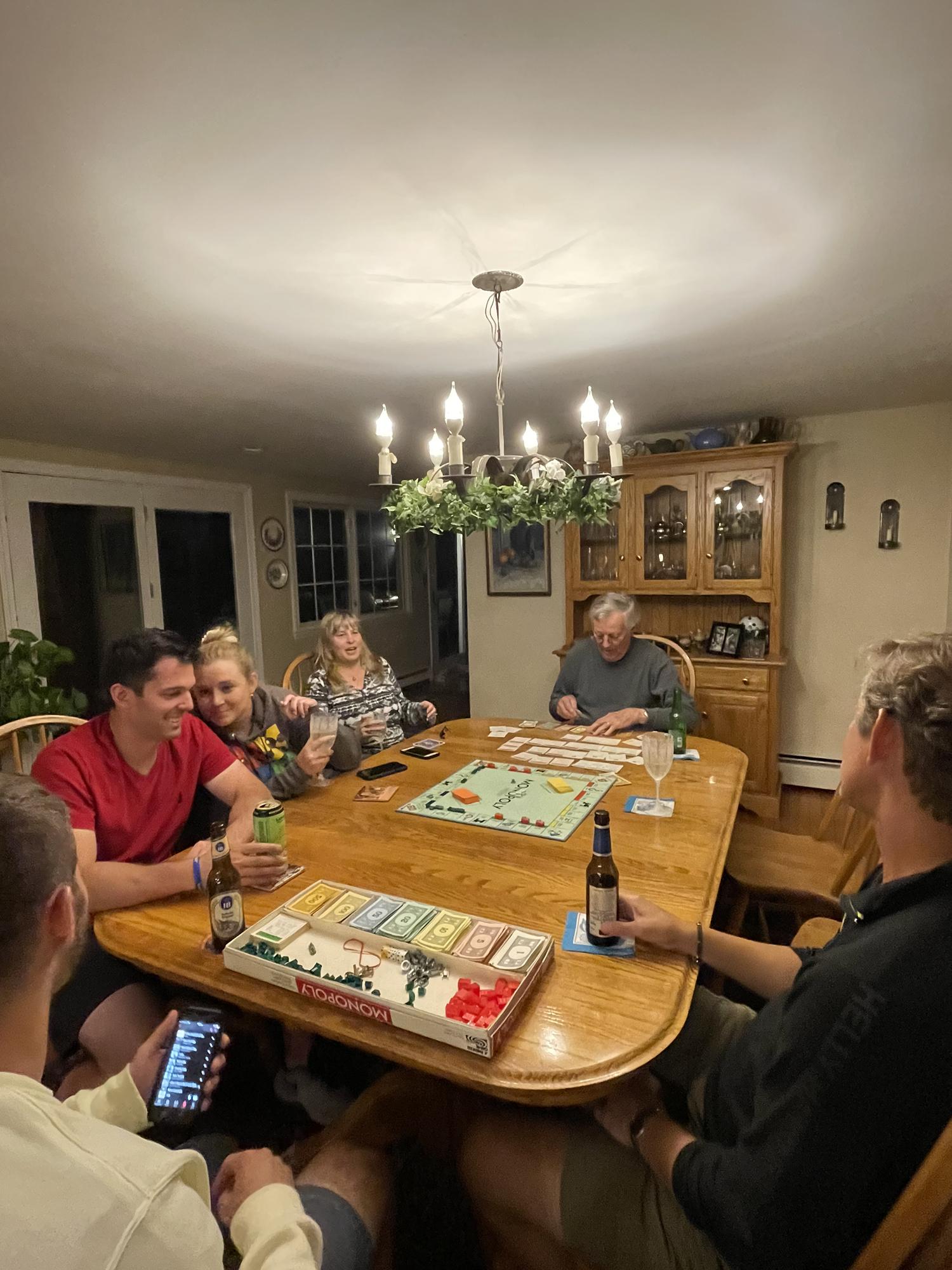 Family monopoly game