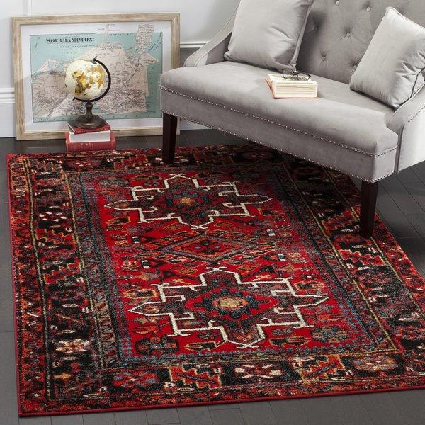 Byron Red Area Rug (8' x 10')