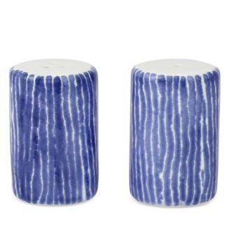 VIETRI Santorini Striped Salt & Pepper Shakers