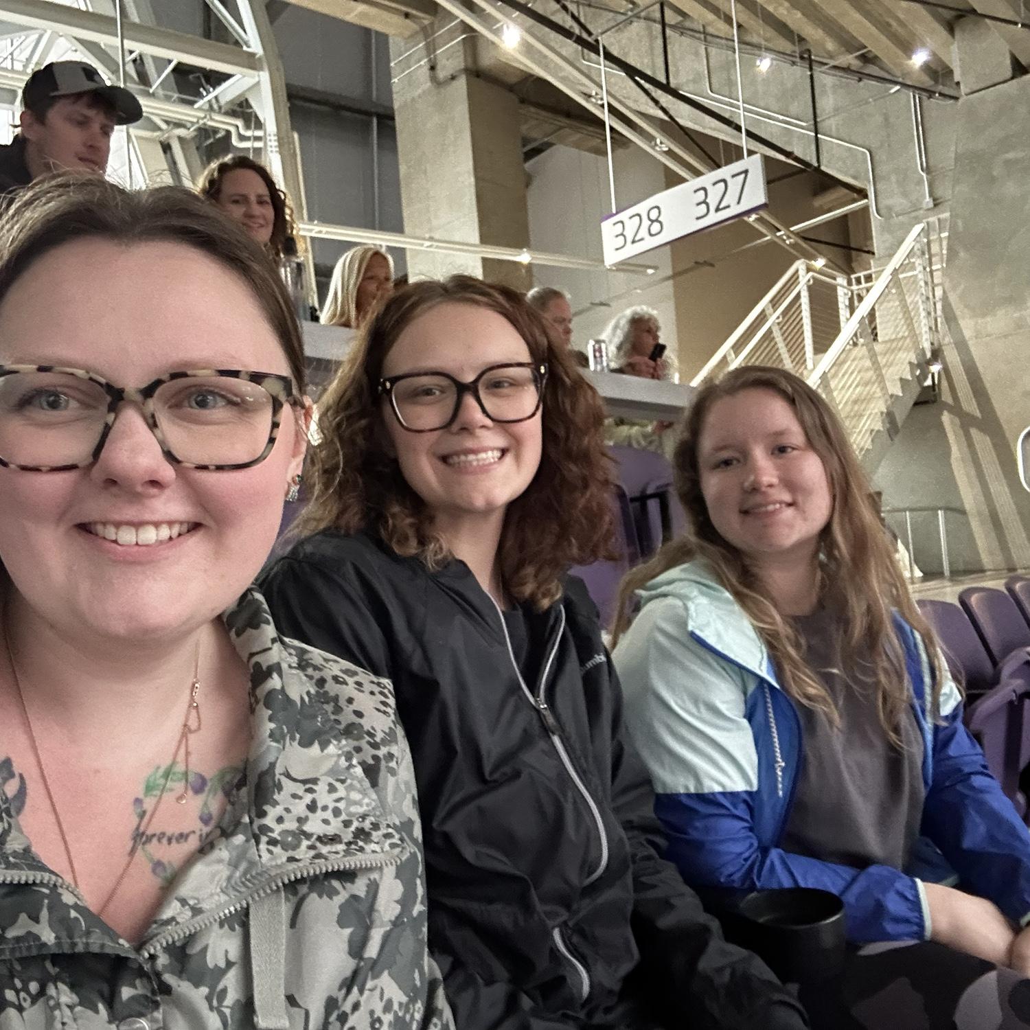 Post Malone concert with Taylor and Tiffany.